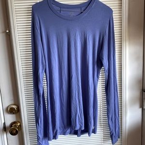Cherokee INFINITY stretch LS shirt size M CEIL BLUE